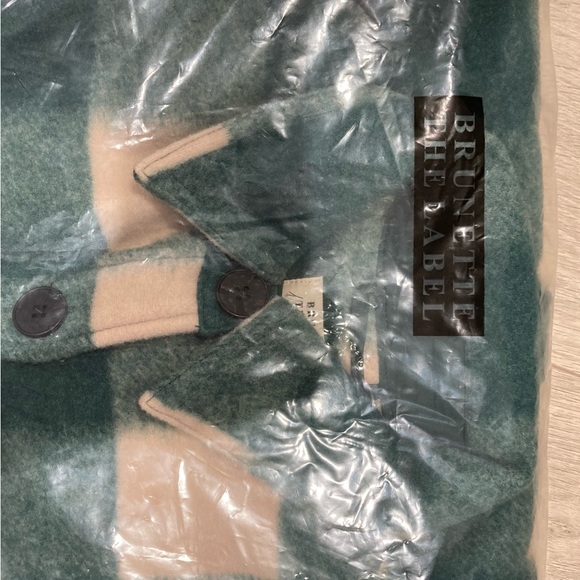 Brunette the Label Plaid Shacket XS - Picture 2 of 3